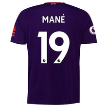 Load image into Gallery viewer, 19-Sadio Mané Liverpool New Balance 2018-19 Away Player Jersey – Purple