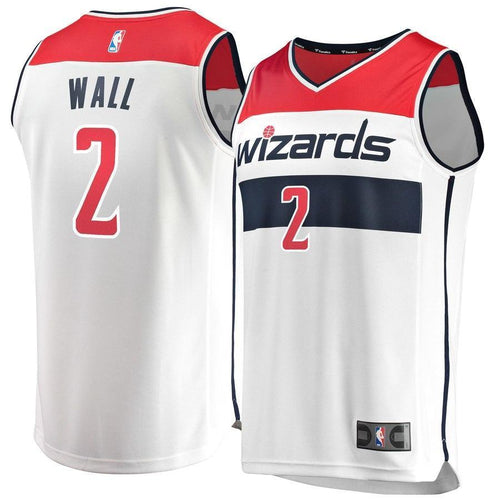 2-John Wall Washington Wizards  Jersey - Association Edition – White