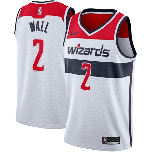2-John Wall Washington Wizards Swingman Jersey White - Association Edition