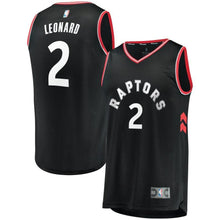 Load image into Gallery viewer, 2-Kawhi Leonard Toronto Raptors Jersey - Statement Edition - Black