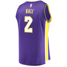 Load image into Gallery viewer, 2-Lonzo Ball Los Angeles Lakers Jersey Purple - Statement Edition
