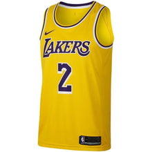 Load image into Gallery viewer, 2-Lonzo Ball Los Angeles Lakers  Swingman Jersey - Icon Edition – Gold