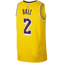 Load image into Gallery viewer, 2-Lonzo Ball Los Angeles Lakers  Swingman Jersey - Icon Edition – Gold
