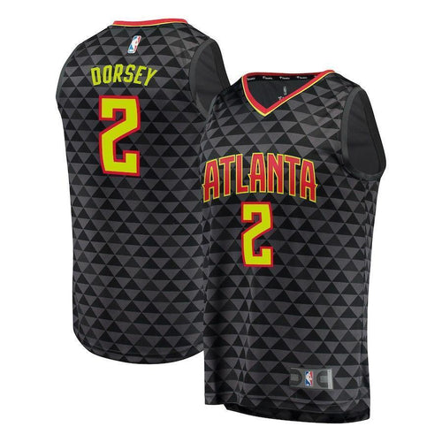 2-Tyler Dorsey Atlanta Hawks  Jersey - Icon Edition – Black