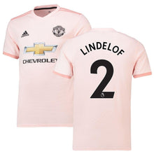 Load image into Gallery viewer, 2-Victor Lindelof Manchester United 18-19 Away Jersey – Coral