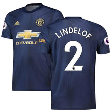 Load image into Gallery viewer, 2-Victor Lindelof Manchester United 2018-19 Third Player Jersey – Navy