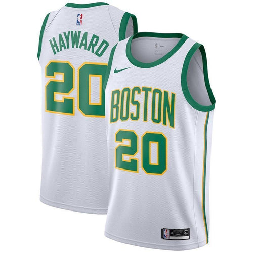 20-Gordon Hayward Boston Celtics  Swingman Jersey – City Edition – White