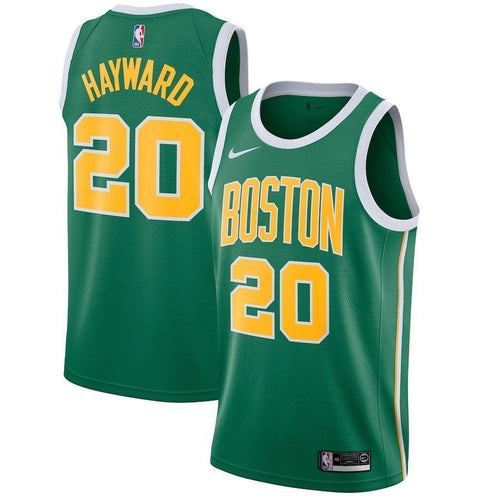20-Gordon Hayward Boston Celtics  Swingman Jersey Green – Earned Edition