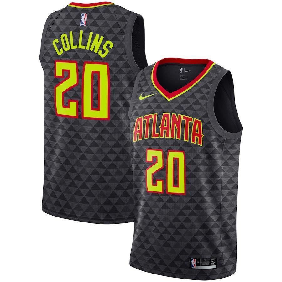 20-John Collins Atlanta Hawks  Swingman Jersey - Icon Edition – Black