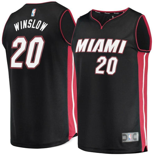 20-Justise Winslow Miami Heat a Jersey Black - Icon Edition