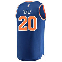 Load image into Gallery viewer, 20-Kevin Knox New York Knicks  Jersey - Icon Edition - Blue