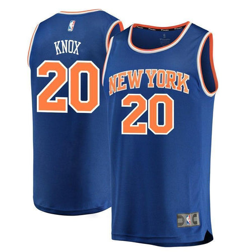 20-Kevin Knox New York Knicks  Jersey - Icon Edition - Blue