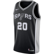 Load image into Gallery viewer, 20-Manu Ginobili San Antonio Spurs Swingman Jersey Black - Icon Edition