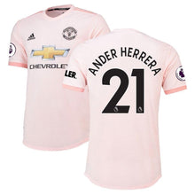 Load image into Gallery viewer, 21-Ander Herrera Manchester United 2018-19 Away Player Jersey – Coral