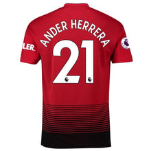 Load image into Gallery viewer, 21-Ander Herrera Manchester United 2018-19 Home Player Jersey – Red