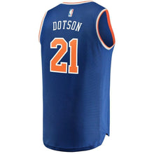 Load image into Gallery viewer, 21-Damyean Dotson New York Knicks  Jersey Royal - Icon Edition