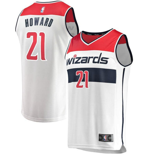 21-Dwight Howard Washington Wizards  Jersey - Association Edition – White
