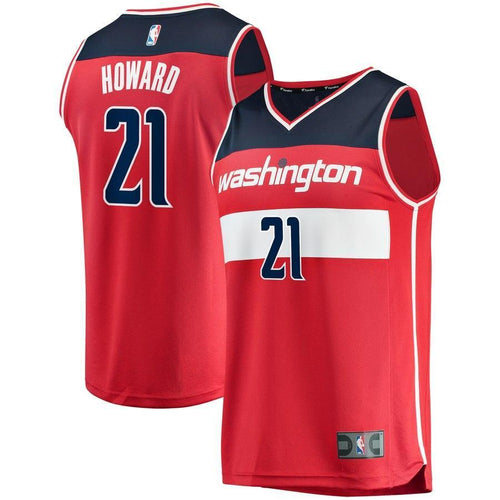 21-Dwight Howard Washington Wizards  Jersey - Icon Edition - Red