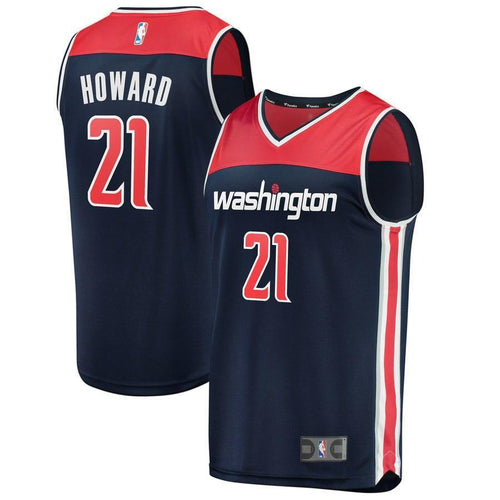 21-Dwight Howard Washington Wizards  Player Jersey - Statement Edition – Navy