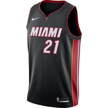 Load image into Gallery viewer, 21-Hassan Whiteside Miami Heat Swingman Jersey Black - Icon Edition
