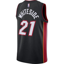 Load image into Gallery viewer, 21-Hassan Whiteside Miami Heat Swingman Jersey Black - Icon Edition