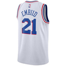 Load image into Gallery viewer, 21-Joel Embiid Philadelphia 76ers 2018-19 Swingman Jersey White – Earned Edition