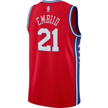 Load image into Gallery viewer, 21-Joel Embiid Philadelphia 76ers Swingman Jersey - Statement Edition – Red