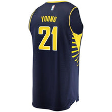 Load image into Gallery viewer, 21-Thaddeus Young Indiana Pacers  Jersey - Icon Edition – Navy
