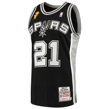 Load image into Gallery viewer, 21-Tim Duncan San Antonio Spurs  2002-03 Hardwood Classics Authentic Jersey - Black