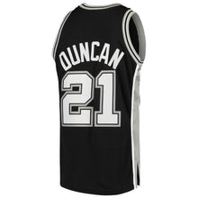 Load image into Gallery viewer, 21-Tim Duncan San Antonio Spurs  2002-03 Hardwood Classics Authentic Jersey - Black