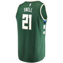 Load image into Gallery viewer, 21-Tony Snell Milwaukee Bucks  Player Jersey Green - Icon Edition