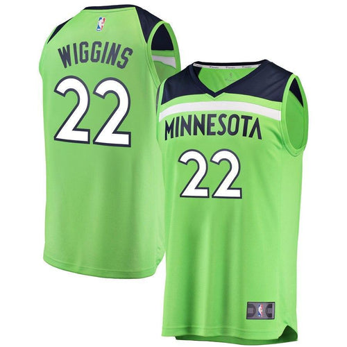 22-Andrew Wiggins Minnesota Timberwolves Swingman Jersey - Statement Edition – Green