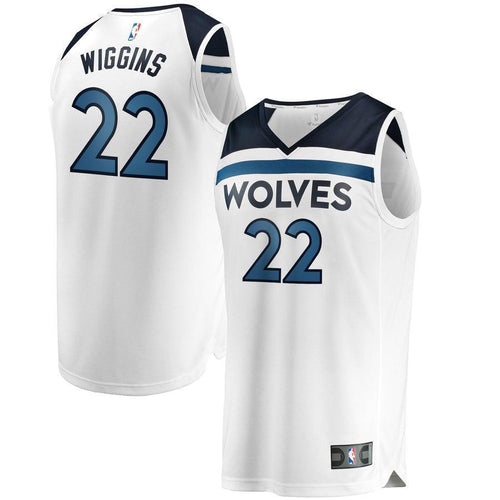 22-Andrew Wiggins Minnesota Timberwolves  Jersey White - Association Edition