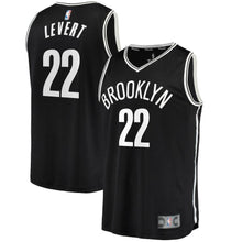Load image into Gallery viewer, 22-Caris LeVert Brooklyn Nets Jersey - Icon Edition - Black