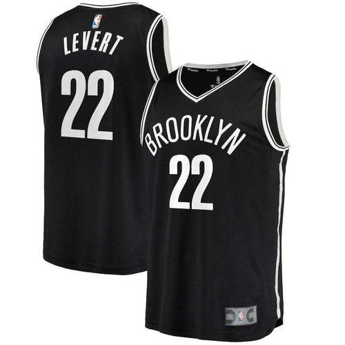 22-Caris LeVert Brooklyn Nets Jersey - Icon Edition - Black