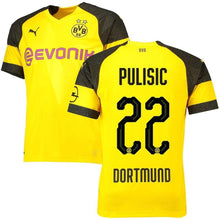 Load image into Gallery viewer, 22-Christian Pulisic Borussia Dortmund 2018-19 Home Player Jersey – Yellow