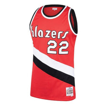 Load image into Gallery viewer, 22-Clyde Drexler Portland Trail Blazers  Hardwood Classics Swingman Jersey – Red