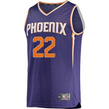 Load image into Gallery viewer, 22-Deandre Ayton Phoenix Suns  2018 NBA Draft First Round Pick Fast  Jersey Purple – Icon Edition