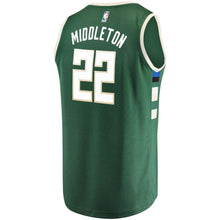 Load image into Gallery viewer, 22-Khris Middleton Milwaukee Bucks Jersey Green - Icon Edition
