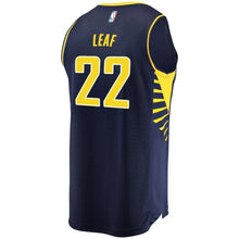 Load image into Gallery viewer, 22-T.J. Leaf Indiana Pacers  Jersey - Icon Edition – Navy