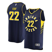 Load image into Gallery viewer, 22-T.J. Leaf Indiana Pacers  Jersey - Icon Edition – Navy