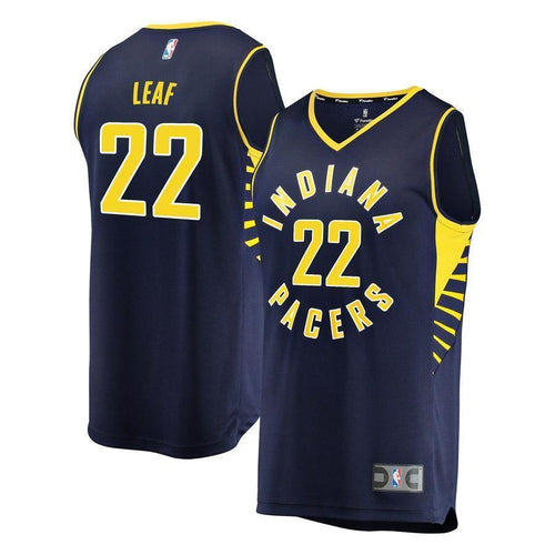 22-T.J. Leaf Indiana Pacers  Jersey - Icon Edition – Navy