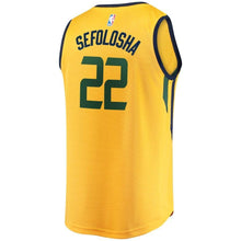 Load image into Gallery viewer, 22-Thabo Sefolosha Utah Jazz  Player Jersey Gold - Statement Edition