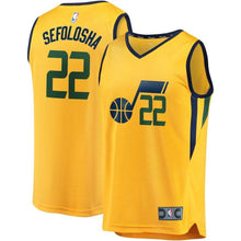 Load image into Gallery viewer, 22-Thabo Sefolosha Utah Jazz  Player Jersey Gold - Statement Edition