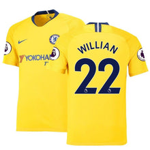 Load image into Gallery viewer, 22-Willian Borges da Silva Chelsea 2018-19 Away Stadium Player Jersey – Yellow