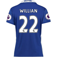 Load image into Gallery viewer, 22-Willian Borges da Silva Chelsea Women&#39;s 2016-2017 Home Player Jersey - Blue
