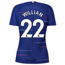 Load image into Gallery viewer, 22-Willian Borges da Silva Chelsea Women&#39;s 2018-19 Home Jersey - Blue