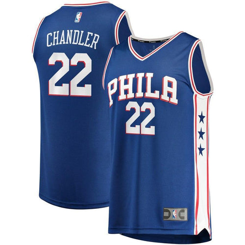 22-Wilson Chandler Philadelphia 76ers  Jersey - Icon Edition - Royal
