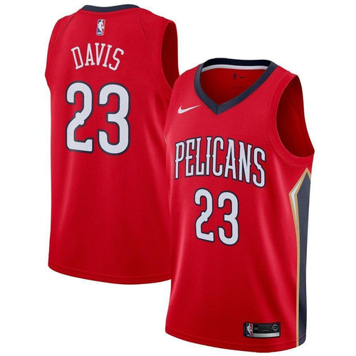 23-Anthony Davis New Orleans Pelicans Swingman Jersey - Statement Edition – Red