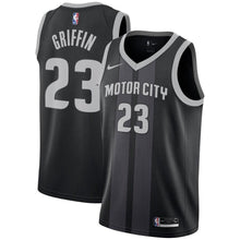 Load image into Gallery viewer, 23-Blake Griffin Detroit Pistons Swingman Jersey – City Edition – Black